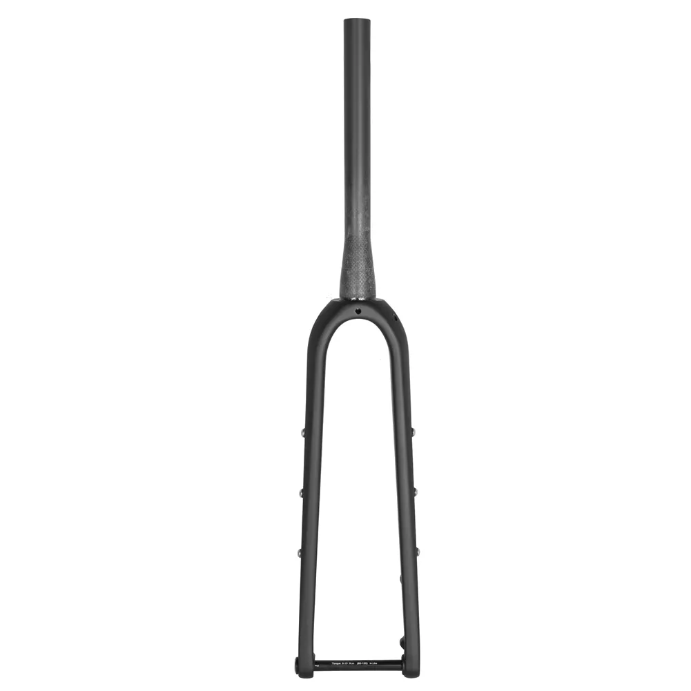 Spcycle Gravel Fork 700C Disc Full Carbon Road Cyclocross Bicycle Fork 100x12mm Max Tire 700x45C Carbon Fork For Gravel Bike