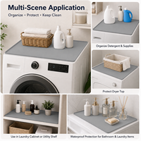 Housse de protection pour lave-linge et sèche-linge en silicone écologique, imperméable, antidérapante, carrée, classique, de qualité supérieure, fabriquée en Chine