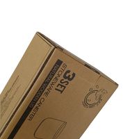Boîte en papier ondulé avec logo personnalisé, pour café, emballage noir, avec insertion de mousse, pour expédition, 50 pièces