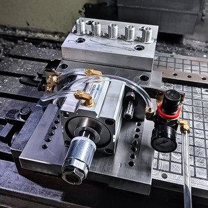 Étau pneumatique CNC 230 mm en alliage, 8 pouces, à pression d'air réglable, à mâchoires plates à dégagement rapide pour machine-outil modulaire - Product Image 2