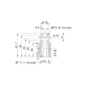 Accessoires d'imprimante 3D adaptés à l'alimentation à distance des caloducs et des ailettes de l'extrudeuse tout métal <span class=keywords><strong>E3DV6</strong></span> - Product Image 5