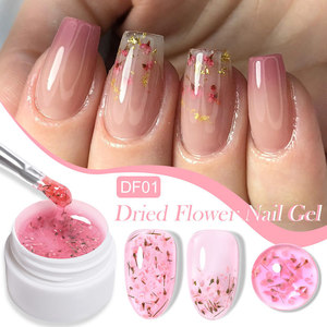 Esmalte de Uñas Transparente de Larga Duración de 7 ml, Gel de Flores Secas para Manicura, Precio Bajo por Compra Combinada - Product Image 6
