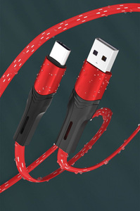 Cáp Usb Bện Nylon Phẳng 3ft Cáp Micro USB-C TYPE-C Cáp Dữ Liệu Sạc Nhanh Di Động Cho Iphone - Product Image 2