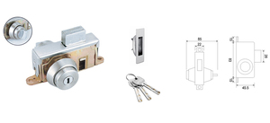 An ninh cao cửa dưới đóng thiết bị thép không gỉ đôi khóa chốt khóa mà không cần xử lý cho khung nhôm tầng - Product Image 5