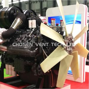 Lames en nylon antidéflagrantes noires réglables à 8 pales pour ventilateurs d'évacuation <span class=keywords><strong>de</strong></span> <span class=keywords><strong>fumée</strong></span> d'incendie - Product Image 4