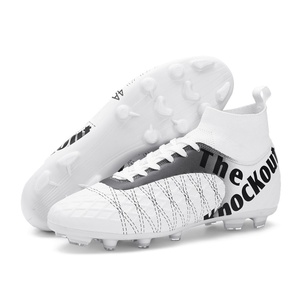 Chaussures de football YuanYang modèle 505 grande taille à crampons longs pour enfants, chaussures montantes pour hommes et femmes, entraînement intérieur/extérieur, vente en gros - Product Image 4