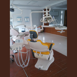 CE Approved Foshan <strong>Suntem</strong> Metal <strong>Dental</strong> Chair <strong>Unit</strong> with Electric Power LED Lamp &amp; PU Leather Cushion-Low Price - Product Image 3