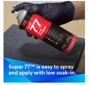 Adhesivo en Aerosol Super 77, Epoxi, para Unión de Paneles, Multiusos, 425g, Grado Industrial, para Láminas, Alfombras, Papel, Cartón, Fieltro - Product Image 5