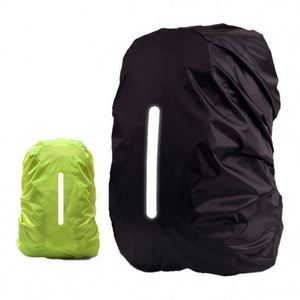 Sport de plein air imperméable housse de pluie sac à dos étui sac réfléchissant nuit sécurité lumière couverture pour cyclisme randonnée Camping - Product Image 1