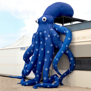 Nouveau design 2026 – <span class=keywords><strong>Pieuvre</strong></span> DJ gonflable géante bleue pour festival, idéale pour piscine estivale – Qualité supérieure, <span class=keywords><strong>prix</strong></span> usine – Vente chaude - Product Image 1