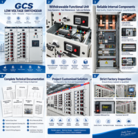 Système de commande électrique modulaire GCS à tirage externe, centre de puissance basse tension conçu sur mesure pour les projets industriels