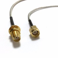 Conector Recto Hembra N Jack a Conector SMA, Cable Semiflexible Rg405 Rg402, Conectores SMA