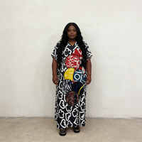 Nouvelle Robe Musulmane Décontractée d'Été à Col en V et Manches Courtes, Vente en Gros