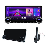 12.3 pouces universel Android voiture stéréo écran tactile GPS DSP avec deux boutons tableau de bord monté TV CarPlay fonction lecteur DVD