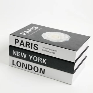 Marque Design Boîte à Faux <span class=keywords><strong>Livre</strong></span> de Décoration Pliable et Pliable Moderne Table Basse Livres de Décoration Designer - Product Image 5