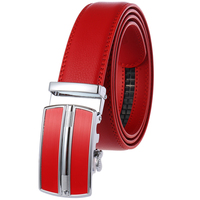 Ceinture en cuir pour homme, boucle automatique, sans trous, ceinture à cliquet, multicolore, réglable, ceinture formelle et décontractée pour homme