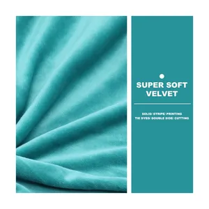 High Quality And Cheap Price Single Jersey Delicate Super Soft Loop Velvet Fabric