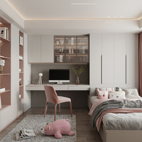 Fabricant chinois, vente en gros de meubles de chambre à coucher pas chers, ensembles de meubles multifonctionnels, lit avec étagère, cadre de lit pour la maison, meubles de taille king