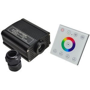 RGBW Fiber Optic Light Source Machine 2.4G Wireless Touch Panel <b>Remote</b> <b>Controller</b> Wall Mounted RGB Zone Dimmer for Home Theater - Product Image 4