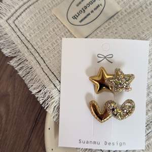 2025 diseño de moda <span class=keywords><strong>Little</strong></span> Baby Girls <span class=keywords><strong>Star</strong></span> con corazón Clip niño niños brillantes accesorios para el cabello A40 - Product Image 2