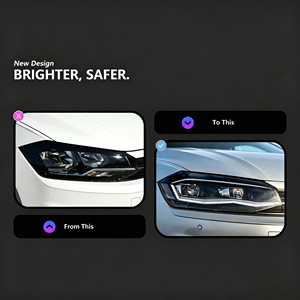 Adaptés aux modèles Volkswagen <span class=keywords><strong>Polo</strong></span> 2019-2024, <span class=keywords><strong>feux</strong></span> <span class=keywords><strong>de</strong></span> <span class=keywords><strong>jour</strong></span> LED personnalisés, <span class=keywords><strong>feux</strong></span> <span class=keywords><strong>de</strong></span> <span class=keywords><strong>jour</strong></span> LED bleus, effet d'essuie-glace LED 12V - Product Image 3