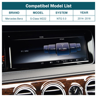 Module Smartbox sans fil CarPlay pour voiture Road Top NTG5.0, Android Auto, Apple CarPlay pour Mercedes Benz Classe S W222 2014-2018