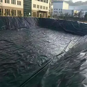 Ağır plastik Fishpond Liner su ürünleri gölet gömlekleri HDPE pürüzsüz geomembran balık çiftliği gölet Liner 0.8mm tayland