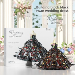 Set <span class=keywords><strong>de</strong></span> Construcción Educativo <span class=keywords><strong>de</strong></span> Plástico: Cisne <span class=keywords><strong>de</strong></span> Ballet y <span class=keywords><strong>Ramo</strong></span> <span class=keywords><strong>de</strong></span> Boda - Modelo Romántico para Regalo Único <span class=keywords><strong>de</strong></span> San Valentín y Decoración del Hogar - Product Image 5