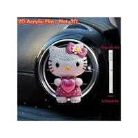 Désodorisant de voiture en plastique en forme de chat de dessin animé, très populaire, avec parfum et élimination des odeurs pour la décoration des sorties d'air