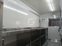Camion de restauration vert personnalisé Etodevice de 11,5 pieds à vendre, remorque de traiteur à double essieu avec cuisine complète