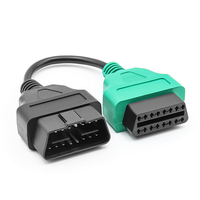 Cable Adaptador de Diagnóstico OBD2 para Fiat DC 12V, para Herramientas de Escaneo y Lectores de Códigos