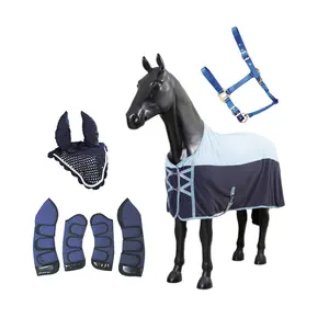 Tappeto in pile prodotto equino briglia tendine stivali cavalli traspiranti per un cavallo