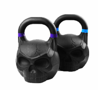 Kettlebells gorilles personnalisées d'entraînement à poignée antidérapante de nouveau style Kettlebell personnalisé en fonte