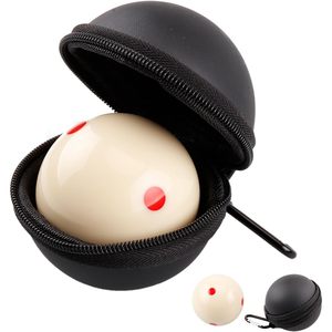 Balle de billard Sinsilvie 2-1/4 po avec étui en PU noir et 6 points rouges pour l'entraînement - Product Image 1