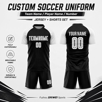 Uniforme de Fútbol Personalizado con Número de Jugador, Camisetas de Fútbol con Sublimación Completa