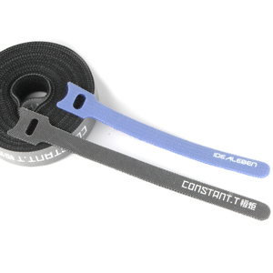 Reusable <strong>Cable</strong> Ties <strong>Hook</strong> and <strong>Loop</strong> Fastening <strong>Cable</strong> Strap Colorful Reusable Back to Back Strap - Product Image 2