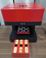 Impresora de inyección de tinta comestible automática Digital 4 1 3D Jet 600dpi resolución plana para tazas/café/pastel/caramelo/comida nuevo 1 año