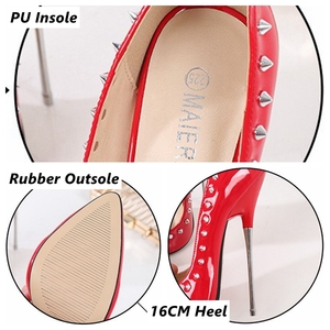 Ultime <span class=keywords><strong>scarpe</strong></span> da <span class=keywords><strong>donna</strong></span> <span class=keywords><strong>scarpe</strong></span> tacco alto a matita alta 16 cm <span class=keywords><strong>Sexy</strong></span> <span class=keywords><strong>scarpe</strong></span> a punta tacco alto Slip-On da <span class=keywords><strong>donna</strong></span> - Product Image 3