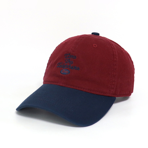 Nueva llegada dos tonos personalizado bordado Logo Unisex al aire libre Gorras adulto Casual sin estructura 6 paneles algodón gorra de béisbol papá sombreros - Product Image 1