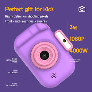 4000W píxeles 1080P HD pantalla cámaras duales niños juguetes eléctricos niños cámara para bebé Camara Foto Infantil regalos para niños - Product Image 4