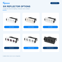 Spot LED linéaire multi-têtes en aluminium et PC, intégré, CRI80, 80lm/W, haute efficacité pour l'éclairage de présentoirs de vente au détail