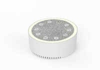Haut-parleur en tissu avec bruit blanc et lumière d'ambiance (ABS + Tissu)