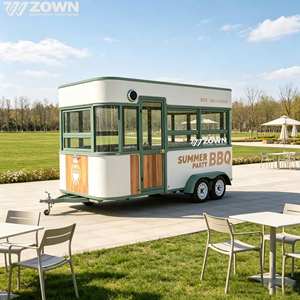 Remorque alimentaire électrique remorquable grande capacité, camion de vente mobile pour festivals, rassemblements et services de restauration en plein air - Product Image 1