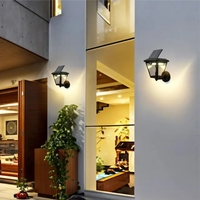 Lampes murales solaires extérieures modernes étanches en gros avec détection de mouvement PIR, design LED écologique, certifiées CE, PA6+Verre 4100K