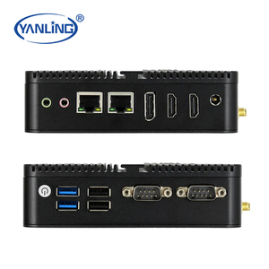 J6412 Mini <span class=keywords><strong>CPU</strong></span> Industrial PC Intel Celeron Quad Core Fanless Linux 4USB para 2HDMI DP Port Types AU US para Terminal de autoservicio - Product Image 6