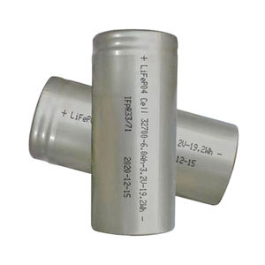 32700 lifepo4电池单元3.2v 6000毫安时可充电圆柱形电池，用于电动汽车产品lifepo4 32700 32650 lifepo4电池 - Product Image 1