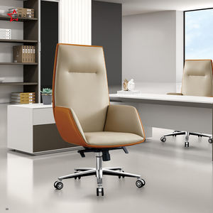 Muebles de oficina contemporáneos de lujo Silla Boss de cuero sintético con características de <span class=keywords><strong>masaje</strong></span> reclinables giratorias para cuero <span class=keywords><strong>Barcelona</strong></span> C - Product Image 1