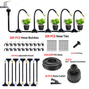 Kit d'arrosage universel 20L sans électricité en ABS/PE avec micro-pulvérisation 3/4 po et buse réglable pour l'irrigation des fleurs et des serres - Product Image 3