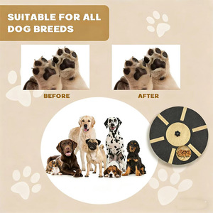 Wooden Dog <b>Scratching</b> <b>Post</b> 30cm Multifunctional Claw Care With Treat Box Pet Grooming Tool - Product Image 2