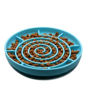 Dropshipping产品2024 Licky垫慢速喂食垫狗硅胶餐垫，用于饮用耐磨宠物碗